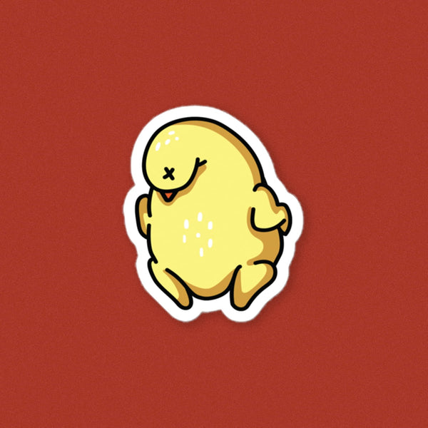 White Cut Chicken Vinyl Sticker - Ni De Mama Chinese-Inspired Clothing | ,