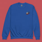 Load image into Gallery viewer, Xiao Long Bao Embroidered Kids Sweatshirt / Overstock (Final Sale)

