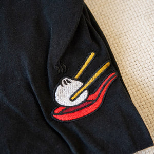 Xiao Long Bao Embroidered T-Shirt / Imperfect (Final Sale) - Ni De Mama Chinese - Inspired Clothing | Black , M