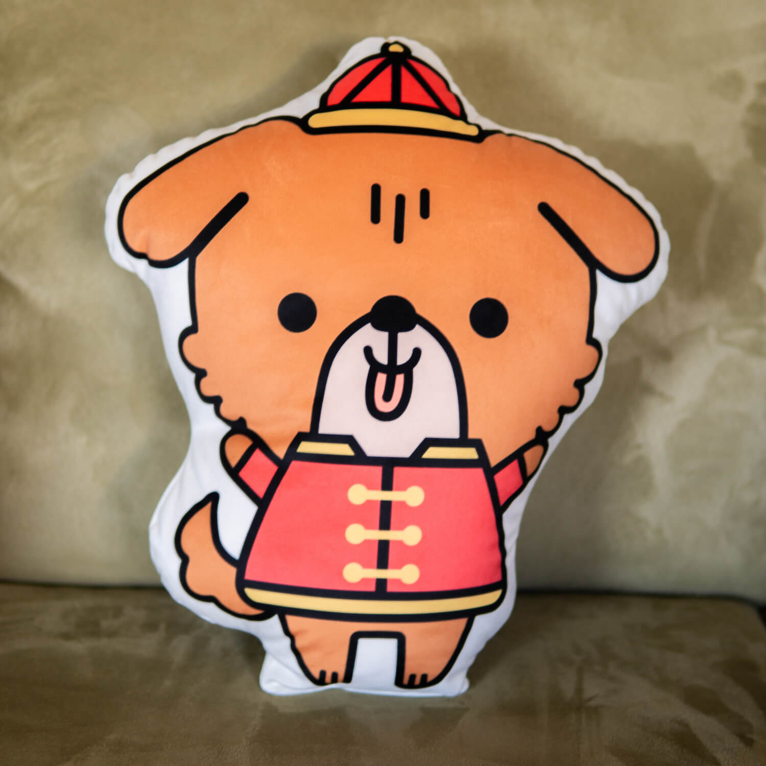 Year of the Dog Plush Pillow - Ni De Mama Chinese - Inspired Clothing | ,