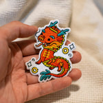 Load image into Gallery viewer, Year of the Dragon Embroidered Patch - Ni De Mama Chinese Clothing
