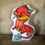 Load image into Gallery viewer, Year of the Dragon Plush Pillow - Ni De Mama Chinese - Inspired Clothing | ,
