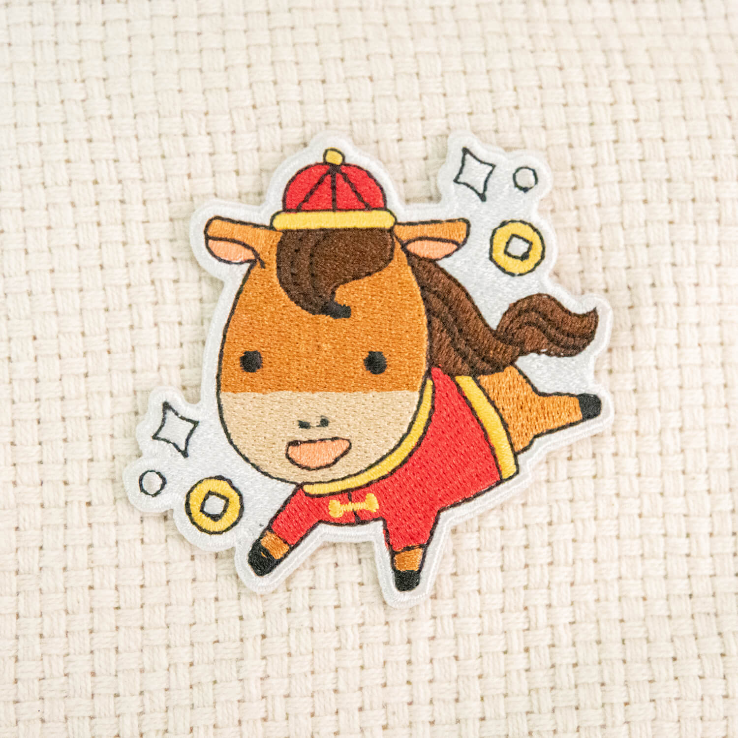Year of the Horse Embroidered Patch / Imperfect (Final Sale) - Ni De Mama Chinese - Inspired Clothing | ,