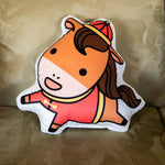 Load image into Gallery viewer, Year of the Horse Plush Pillow - Ni De Mama Chinese - Inspired Clothing | ,
