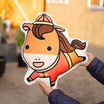 Load image into Gallery viewer, Year of the Horse Plush Pillow - Ni De Mama Chinese - Inspired Clothing | ,
