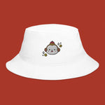 Load image into Gallery viewer, Year of the Monkey Embroidered Bucket Hat - Ni De Mama Chinese - Inspired Clothing | White ,
