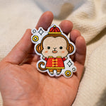 Load image into Gallery viewer, Year of the Monkey Embroidered Patch - Ni De Mama Chinese - Inspired Clothing | ,
