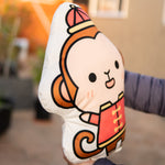 Load image into Gallery viewer, Year of the Monkey Plush Pillow - Ni De Mama Chinese - Inspired Clothing | ,
