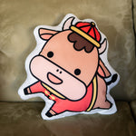 Load image into Gallery viewer, Year of the Ox Plush Pillow - Ni De Mama Chinese - Inspired Clothing | ,
