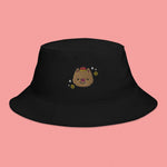 Load image into Gallery viewer, Year of the Pig Embroidered Bucket Hat - Ni De Mama Chinese - Inspired Clothing | Black ,
