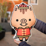 Load image into Gallery viewer, Year of the Pig Plush Pillow - Ni De Mama Chinese - Inspired Clothing | ,
