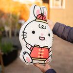 Load image into Gallery viewer, Year of the Rabbit Plush Pillow - Ni De Mama Chinese - Inspired Clothing | ,
