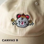 Load image into Gallery viewer, Year of the Rat Embroidered Cap / Imperfect Sample (Final Sale) - Ni De Mama Chinese Clothing
