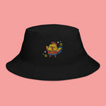 Load image into Gallery viewer, Year of the Rooster Embroidered Bucket Hat - Ni De Mama Chinese - Inspired Clothing | Black ,
