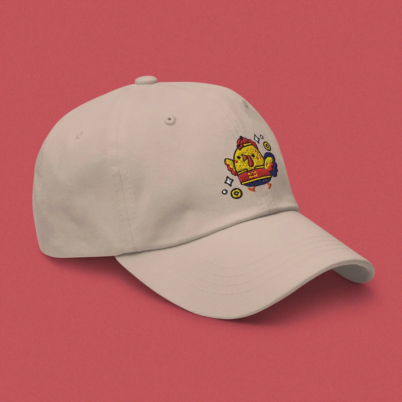 Year of the Rooster Embroidered Cap / Overstock (Final Sale) - Ni De Mama Chinese - Inspired Clothing | Canvas ,