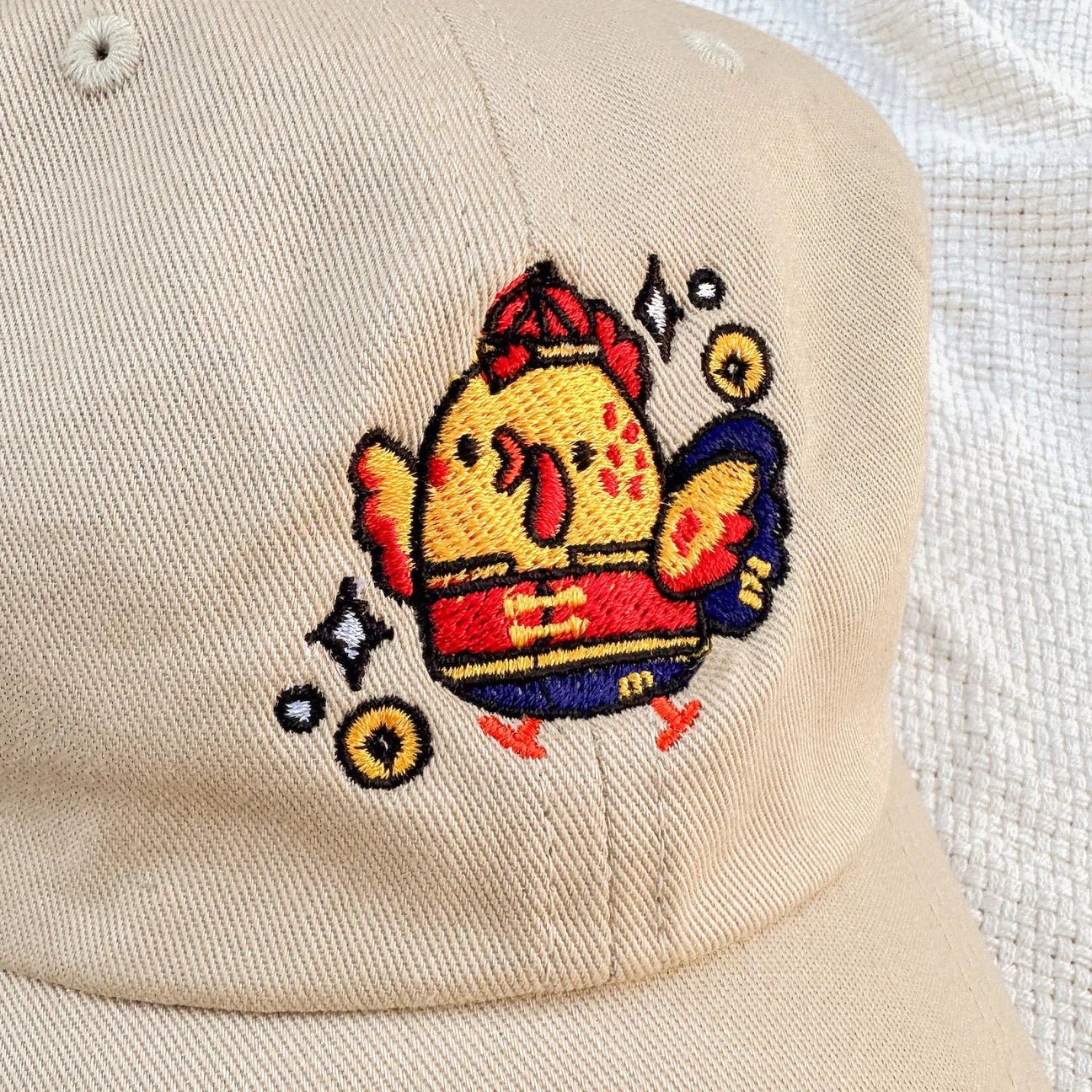 Year of the Rooster Embroidered Cap / Overstock (Final Sale) - Ni De Mama Chinese - Inspired Clothing | Canvas ,