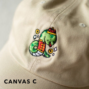Year of the Snake Embroidered Cap / Sample (Final Sale) - Ni De Mama Chinese Clothing