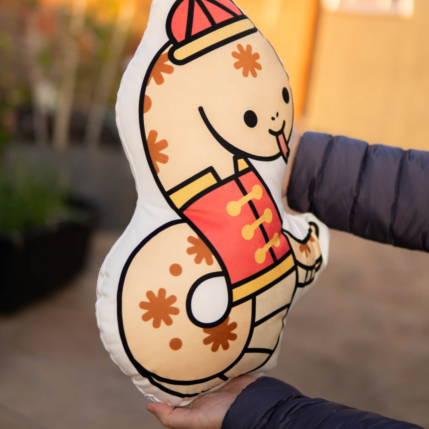 Year of the Snake Plush Pillow - Ni De Mama Chinese - Inspired Clothing | ,