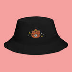 Load image into Gallery viewer, Year of the Tiger Embroidered Bucket Hat - Ni De Mama Chinese - Inspired Clothing | Black ,
