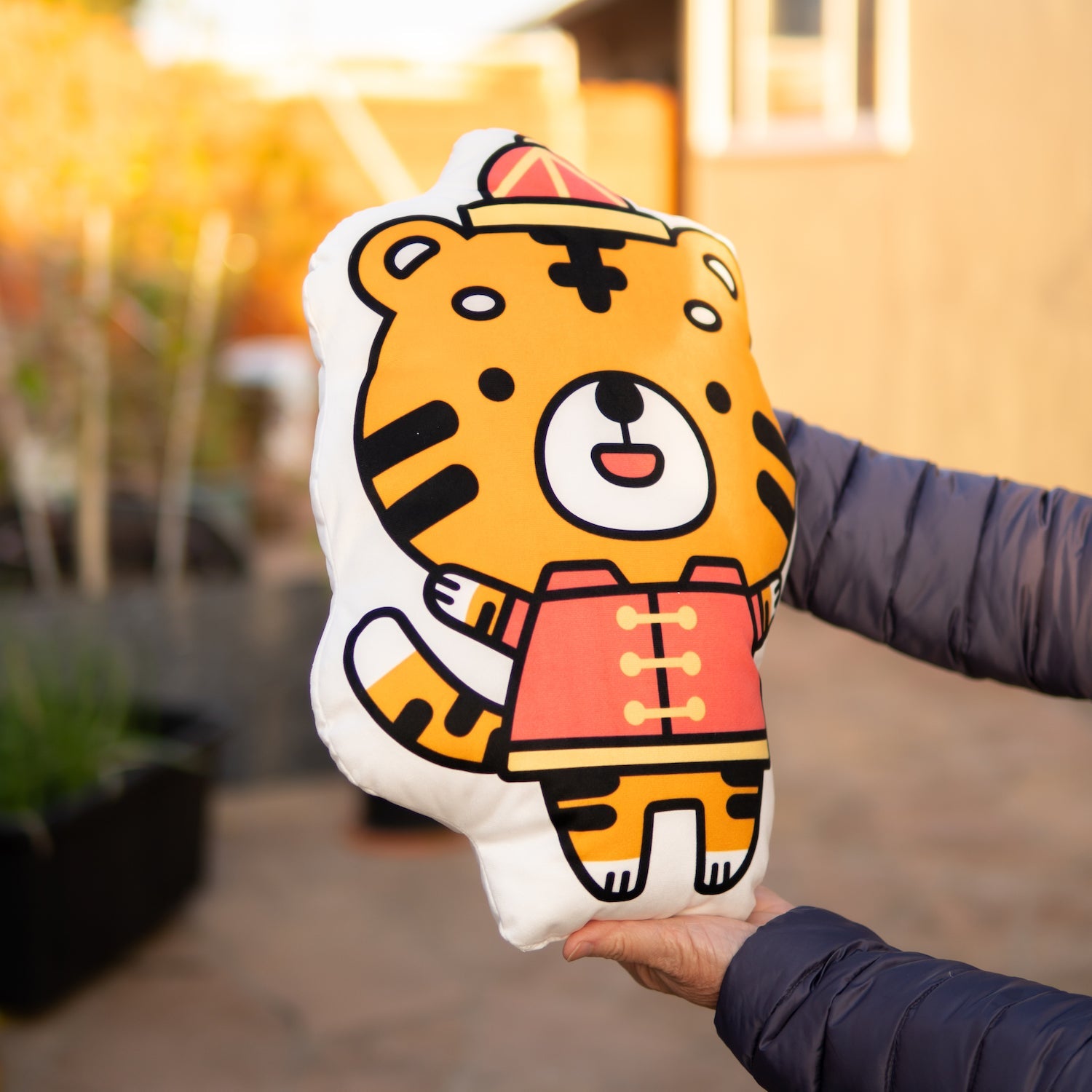 Year of the Tiger Plush Pillow - Ni De Mama Chinese - Inspired Clothing | ,
