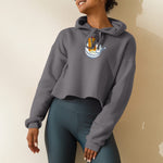Load image into Gallery viewer, Youtiao (Fried Dough) Crop Hoodie - Ni De Mama Chinese - Inspired Clothing | Congee , Pewter Grey
