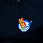 Load image into Gallery viewer, Youtiao (Fried Dough) Embroidered Sweatshirt / Sample (Final Sale) - Ni De Mama Chinese - Inspired Clothing | Congee , Baby Blue
