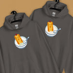 Load image into Gallery viewer, Youtiao (Fried Dough) Hoodie - Ni De Mama Chinese - Inspired Clothing | Congee , Charcoal
