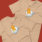 Load image into Gallery viewer, Youtiao (Fried Dough) T-Shirt - Ni De Mama Chinese - Inspired Clothing | Congee , Tan
