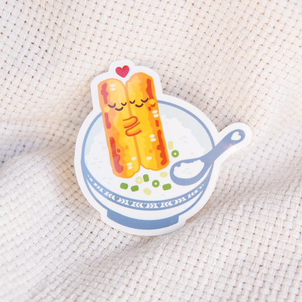 Youtiao (Fried Dough) Vinyl Sticker - Ni De Mama Chinese - Inspired Clothing | ,