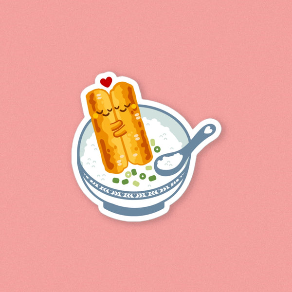 Youtiao (Fried Dough) Vinyl Sticker - Ni De Mama Chinese - Inspired Clothing | ,