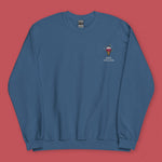 Load image into Gallery viewer, Bing Chilling Embroidered Sweatshirt - Ni De Mama Chinese Clothing
