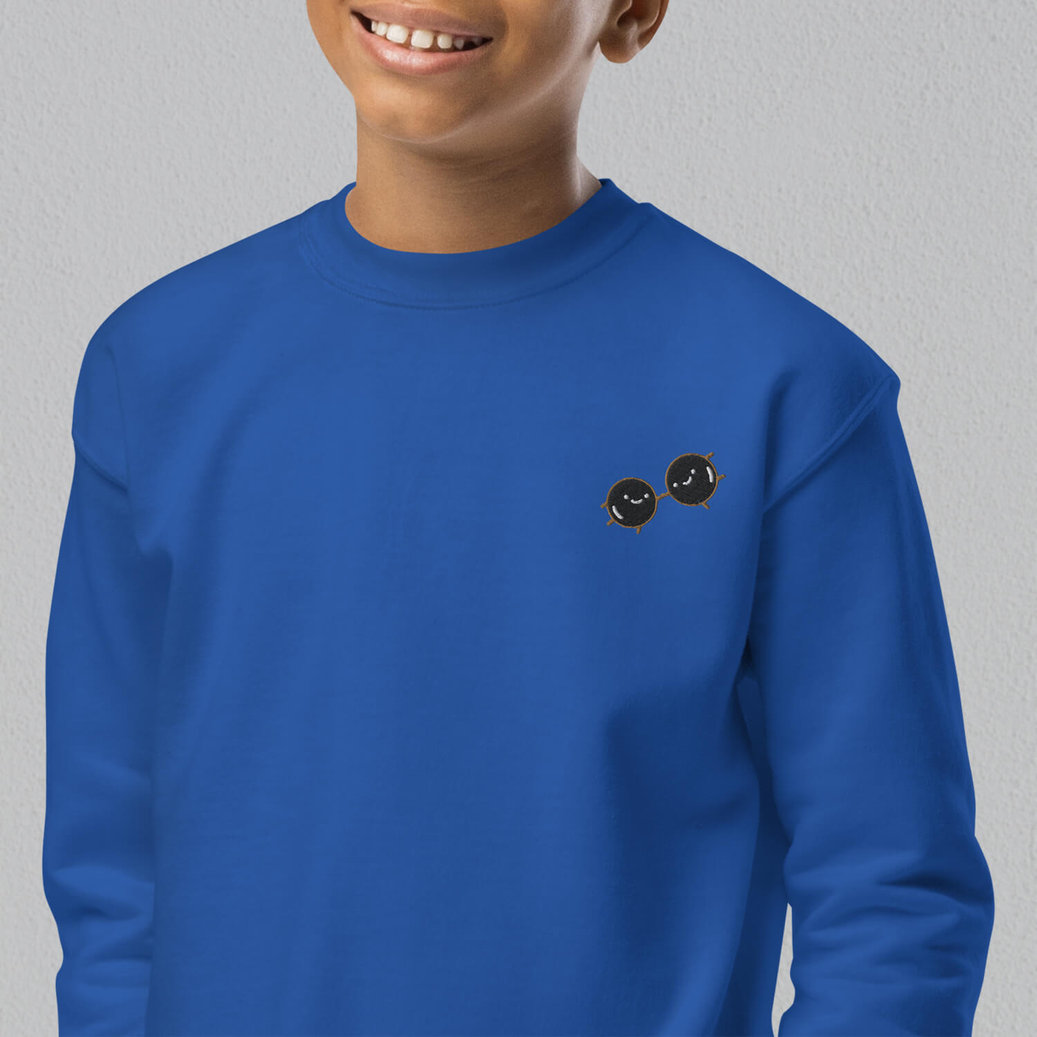 Boba Besteas Embroidered Kids Sweatshirt - Ni De Mama Chinese Clothing