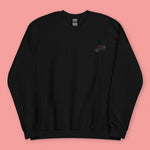 Load image into Gallery viewer, Boba Besteas Embroidered Sweatshirt - Limited Valentine&#39;s Edition - Ni De Mama Chinese - Inspired Clothing | Black , S
