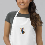 Load image into Gallery viewer, Boba Bliss Embroidered Apron - Ni De Mama Chinese Clothing
