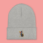 Load image into Gallery viewer, Boba Bliss Embroidered Beanie - Ni De Mama Chinese Clothing
