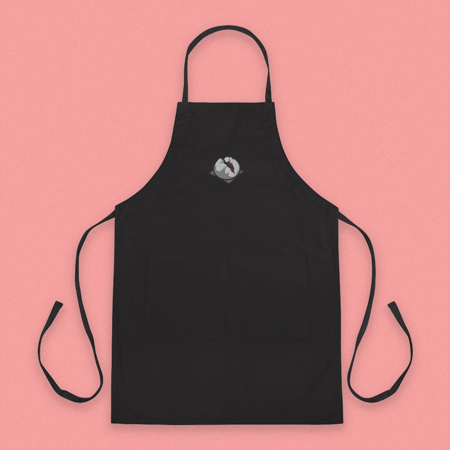 Char Siu Bao Embroidered Apron - Ni De Mama Chinese Clothing