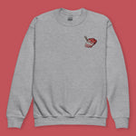 Load image into Gallery viewer, Char Siu Embroidered Kids Sweatshirt - Ni De Mama Chinese Clothing
