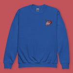 Load image into Gallery viewer, Char Siu Embroidered Kids Sweatshirt - Ni De Mama Chinese Clothing
