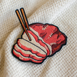 Char Siu Embroidered Patch - Ni De Mama Chinese Clothing