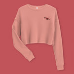 Load image into Gallery viewer, Chicken Feet Embroidered Crop Sweatshirt - Ni De Mama Chinese Clothing
