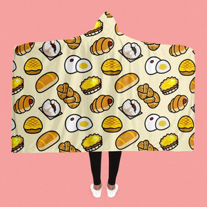 Chinese Bao Hooded Blanket / Overstock (Final Sale) - Ni De Mama Chinese - Inspired Clothing | Soft Yellow , Youth