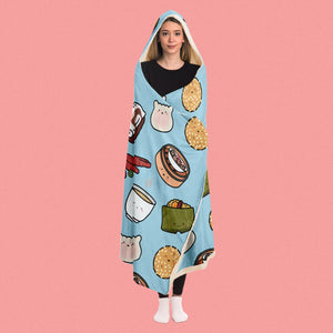 Dim Sum Hooded Blanket - Ni De Mama Chinese Clothing