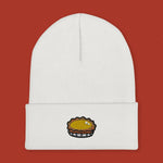 Load image into Gallery viewer, Egg Tart Embroidered Beanie - Ni De Mama Chinese Clothing
