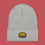 Load image into Gallery viewer, Egg Tart Embroidered Beanie - Ni De Mama Chinese Clothing
