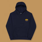 Load image into Gallery viewer, Egg Tart Embroidered Kids Hoodie - Ni De Mama Chinese Clothing
