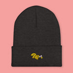 Load image into Gallery viewer, Fortune Cookie Embroidered Beanie - Ni De Mama Chinese Clothing

