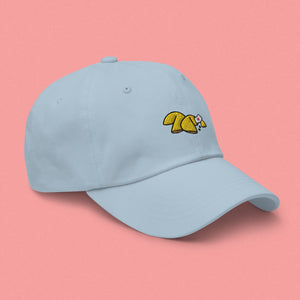 Fortune Cookie Embroidered Cap - Ni De Mama Chinese Clothing