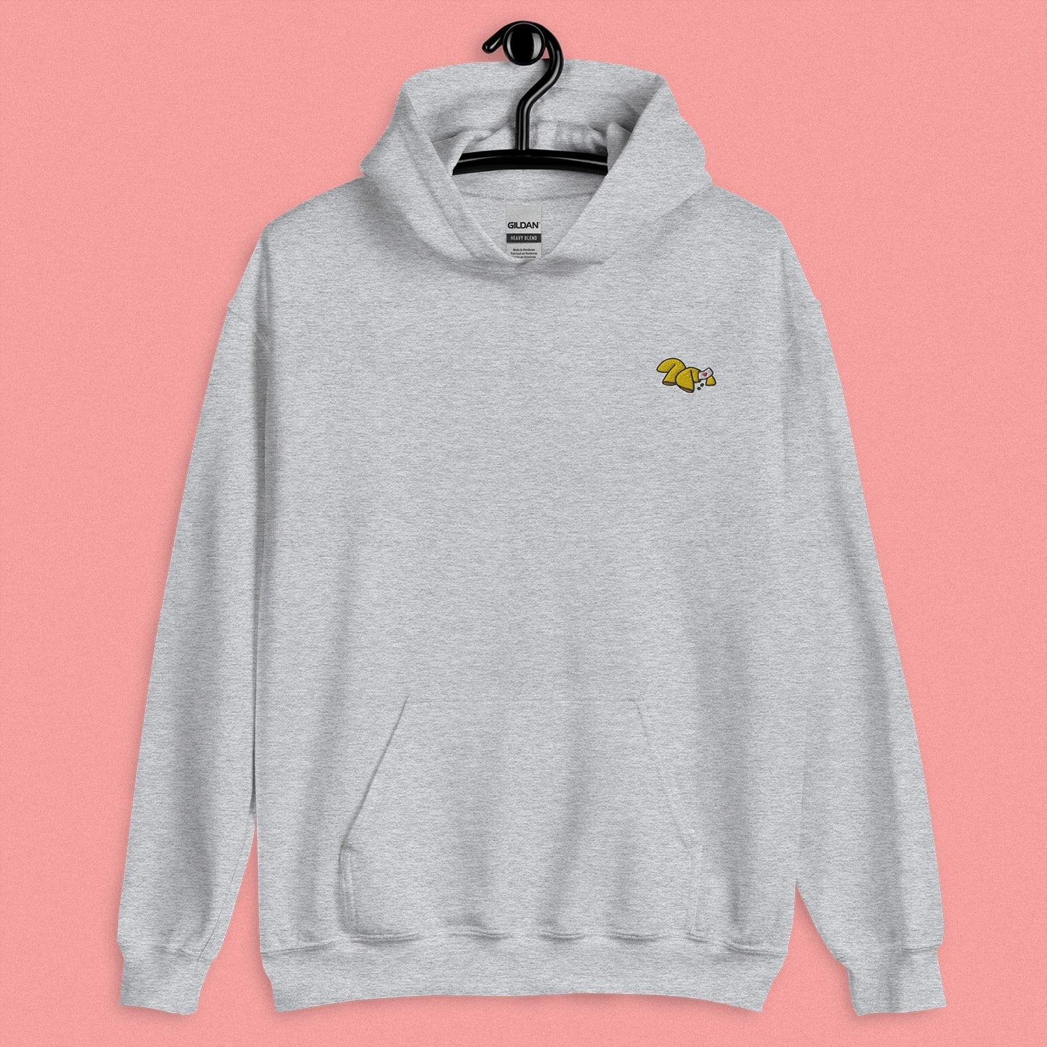 Fortune Cookie Embroidered Hoodie - Ni De Mama Chinese Clothing