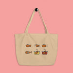 Load image into Gallery viewer, Fresh Fish Services Large Tote - Ni De Mama Chinese Clothing

