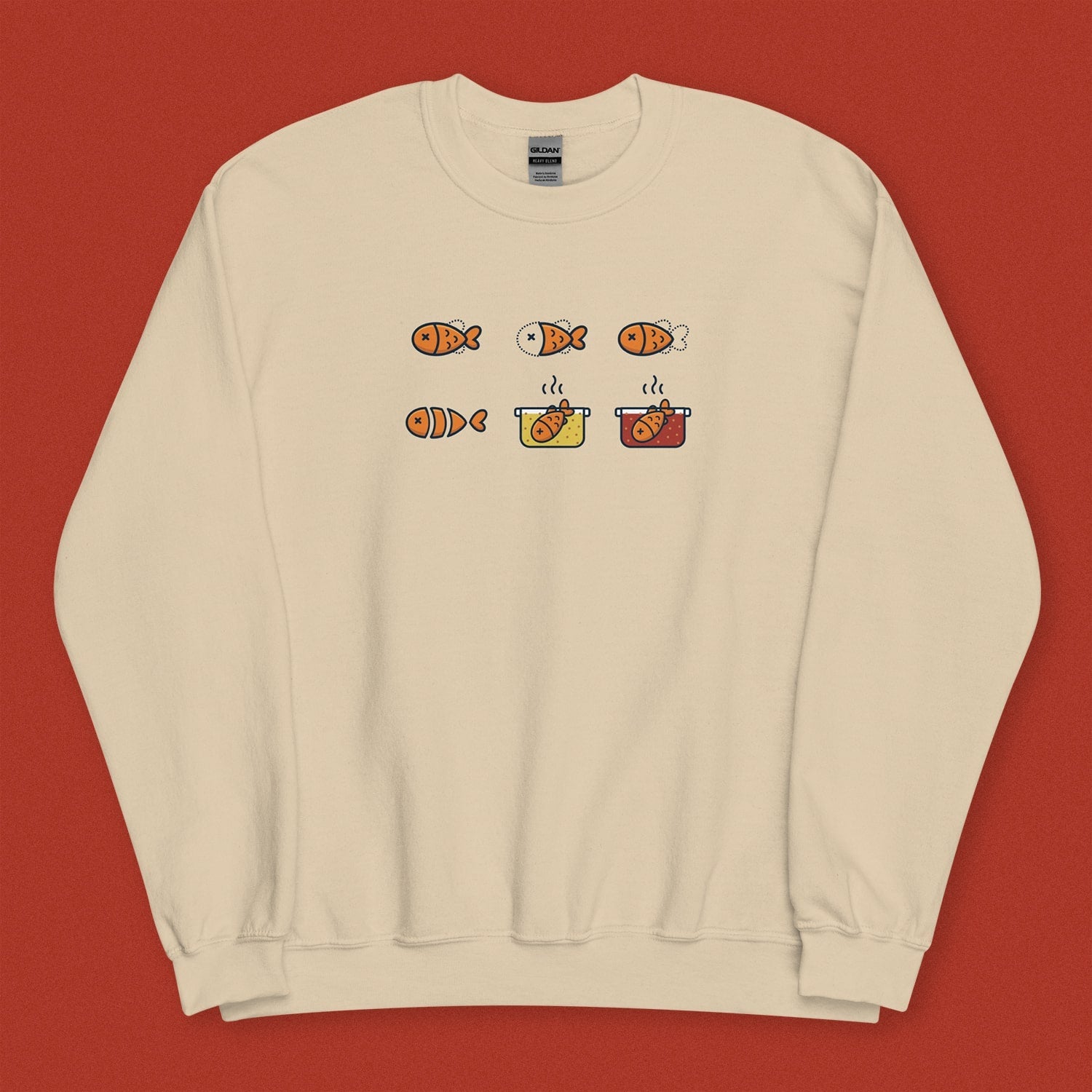 Fresh Fish Services Sweatshirt - Ni De Mama Chinese Clothing